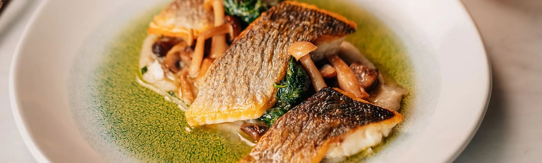 Selezione di piatti del menu